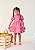 Vestido Infantil Laranjas Poas Bimbi - Imagem 1