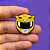 Pin Capacete Power Ranger Amarelo - Imagem 3