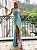Vestido longo azul lurex - priscilla faria - Imagem 1