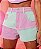 Short jeans de recortes - alcance - Imagem 1