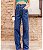 calça jeans wide leg cos elastico - alcance - Imagem 2