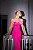 Vestido midi Fucsia Noely - cloude - Imagem 1