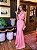 Vestido longo rosa flavia - Aquarella - Imagem 1