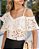 Blusa Off White de Renda - Luzia Fazzolli - Imagem 1