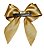 Laço de Cabelo Virginia Fofinho Dourado Bico de Pato - Imagem 6