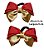 Laço de Cabelo Vermelho e Dourado Parzinho Alice - Imagem 3