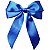 Laço de Cabelo Virginia Médio Azul Royal Adulto Infantil Bico de Pato - Imagem 4