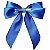 Laço de Cabelo Virginia Médio Azul Royal Adulto Infantil Bico de Pato - Imagem 6