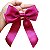 Laço de Cabelo Virginia Médio Pink Adulto Infantil Moda Bico de Pato - Imagem 4