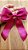 Laço de Cabelo Virginia Médio Pink Adulto Infantil Moda Bico de Pato - Imagem 2