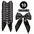 Laço de Cabelo Virginia Médio Kit 10 Unidades Cetim Bico de Pato - Imagem 3