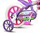 Bicicleta Infantil Menina ARO 12 Violet 3 Nathor - Imagem 3