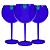 20 Taças de Gin ELEGANCE 600ml Azul Translúcido - Imagem 2