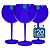 20 Taças de Gin ELEGANCE 600ml Azul Translúcido - Imagem 1