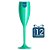 12 Taças Champagne 160 ml Azul Tiffany - Imagem 1