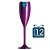 12 Taças Champagne 160 ml Roxa - Imagem 1