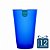 12 Copos Ecológico Biodegradável 550 ml Azul Translúcido - Imagem 1
