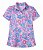Camisa Polo Rosa Floral - Imagem 1
