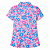 Camisa Polo Rosa Floral - Imagem 2