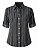 Camisa Veneza Preto Listras - Imagem 1