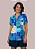 Camisa Polo Azul Abstrato - Imagem 3