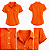 Camisa Polo Melinda Laranja - Imagem 3