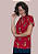 Camisa Polo Pink Flores - Imagem 1