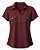 Camisa Polo Melinda Bordeaux - Imagem 1