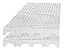 ESTRADO PLASTICO 4,5X50X50 - BRANCO LEITOSO - Imagem 1