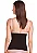 Corset Modelador Com Barbatana E Tecido Duplo 50320 Afina Cintura Preto - Imagem 4