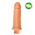 Vibrador Prótese Realista Silicone Cyber 17x5cm - HotFlowers HP210CBN - Imagem 1