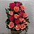 Arranjo com Rosas Salmon e Cor-de-Rosa - Imagem 1
