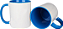CANECA CERÂMICA - 325 ML - BRANCO - ALÇA / INTERIOR COLORIDO - Imagem 5