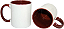 CANECA CERÂMICA - 325 ML - BRANCO - ALÇA / INTERIOR COLORIDO - Imagem 6