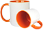 CANECA CERÂMICA - 325 ML - BRANCO - ALÇA / INTERIOR COLORIDO - Imagem 7