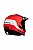 Capacete H3S 2025 Vermelho e Preto - Imagem 2
