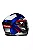CAPACETE HF3 2 2025 AZUL/VERMELHO - Imagem 3
