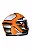 CAPACETE HF3 2 2025 LARANJA/BRANCO - Imagem 3