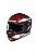 CAPACETE HF3 2 2025 VERMELHO/VINHO - Imagem 1