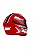 CAPACETE HFS 2025 VERMELHO/PRETO - Imagem 3