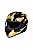 Capacete New HF2 2025 PRETO/AMARELO 60 - Imagem 1