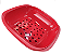 Tupperware Cesto Allegra 1,3 Litros Vermelho - Imagem 1