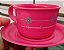 TUPPERWARE XÍCARA ROSA PROVENÇAL COM PIRES 150ML KIT 4 PEÇAS - Imagem 5