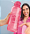 Garrafa Eco Tupper Plus 2 Litros Tupperware Cor Aquavibe Pink - Sem Canudo - Imagem 3