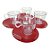 TUPPERWARE XÍCARA DESIGN 180ML TRANSPARENTE COM MARSALA - Imagem 3