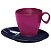 TUPPERWARE XÍCARA DESIGN 180 ML ROSA COM PIRES AZUL - Imagem 1
