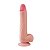 Dildo Super Realístico Dupla Camada - Ventosa Removível 23x3,8cm - Imagem 2
