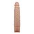 Prótese Realístico com Vibrador Osric Bege - 22,3x4cm - Imagem 2