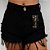 Short Jeans Feminino Cintura Alta Hot Paint - Imagem 2