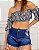 Short Jeans Feminino Cintura Alta - Imagem 3